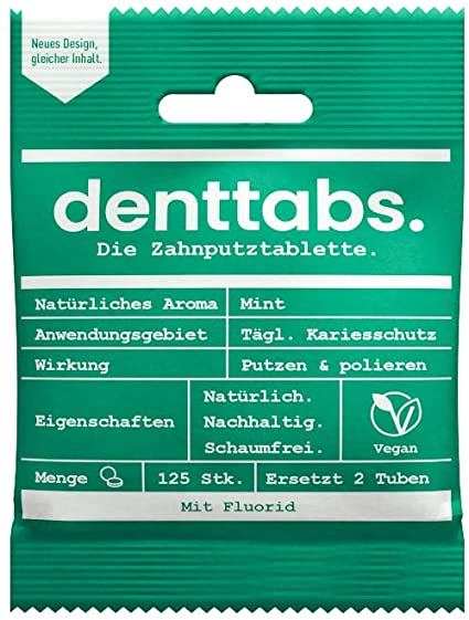 Pastillas dentales sin flúor- Dentabs